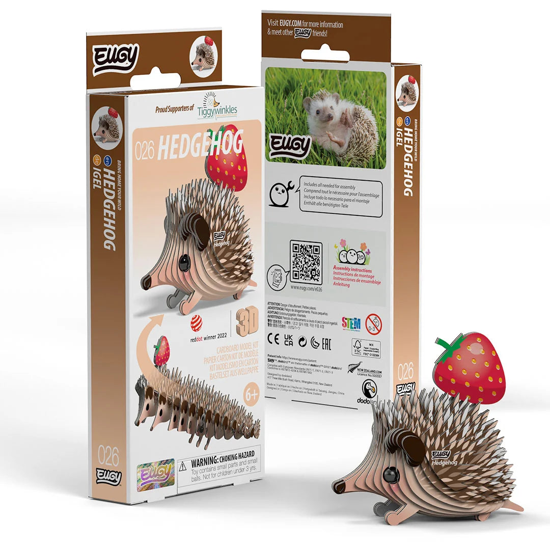 Eugy 3D Model Kit - Hedgehog