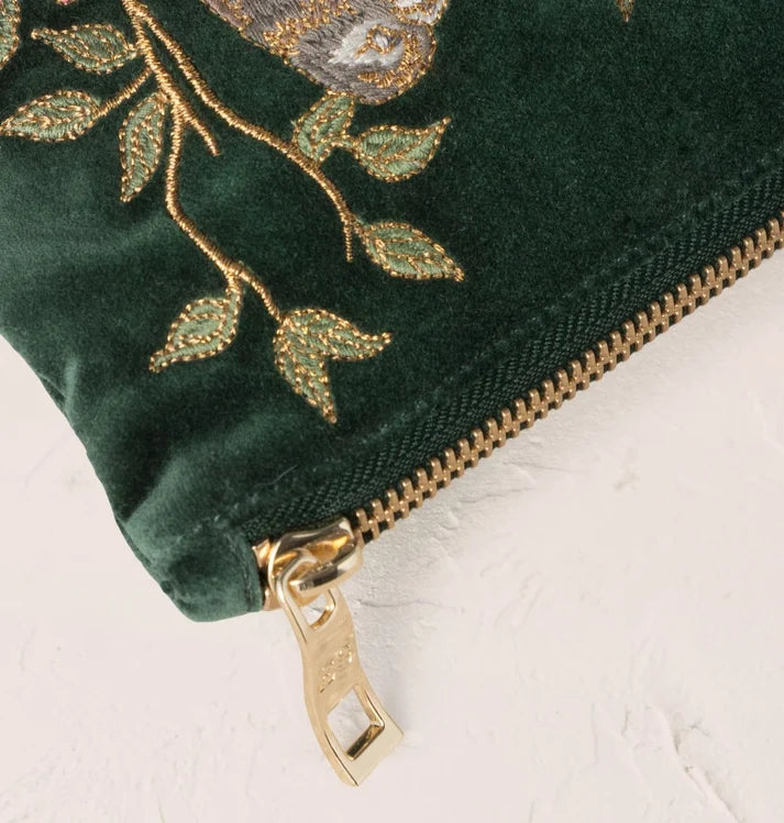 Elizabeth Scarlett Everyday Pouch Songbirds Secret Garden - Velvet Forest