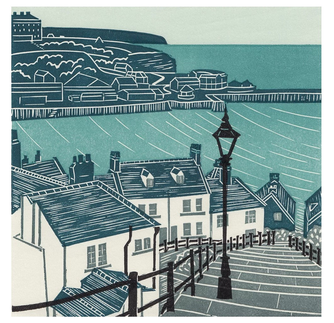 Card Whitby Steps by Michelle Hughes