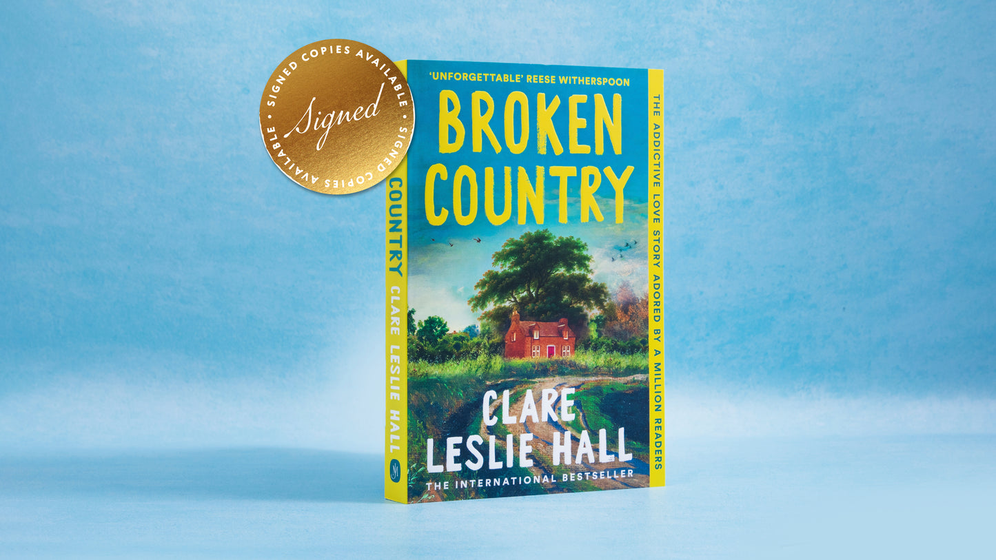 Broken Country by Clare Leslie Hall  SIGNED paperback