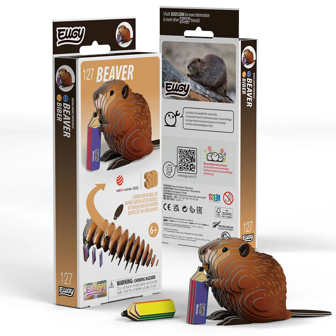 Eugy 3D Model Kit - Beaver