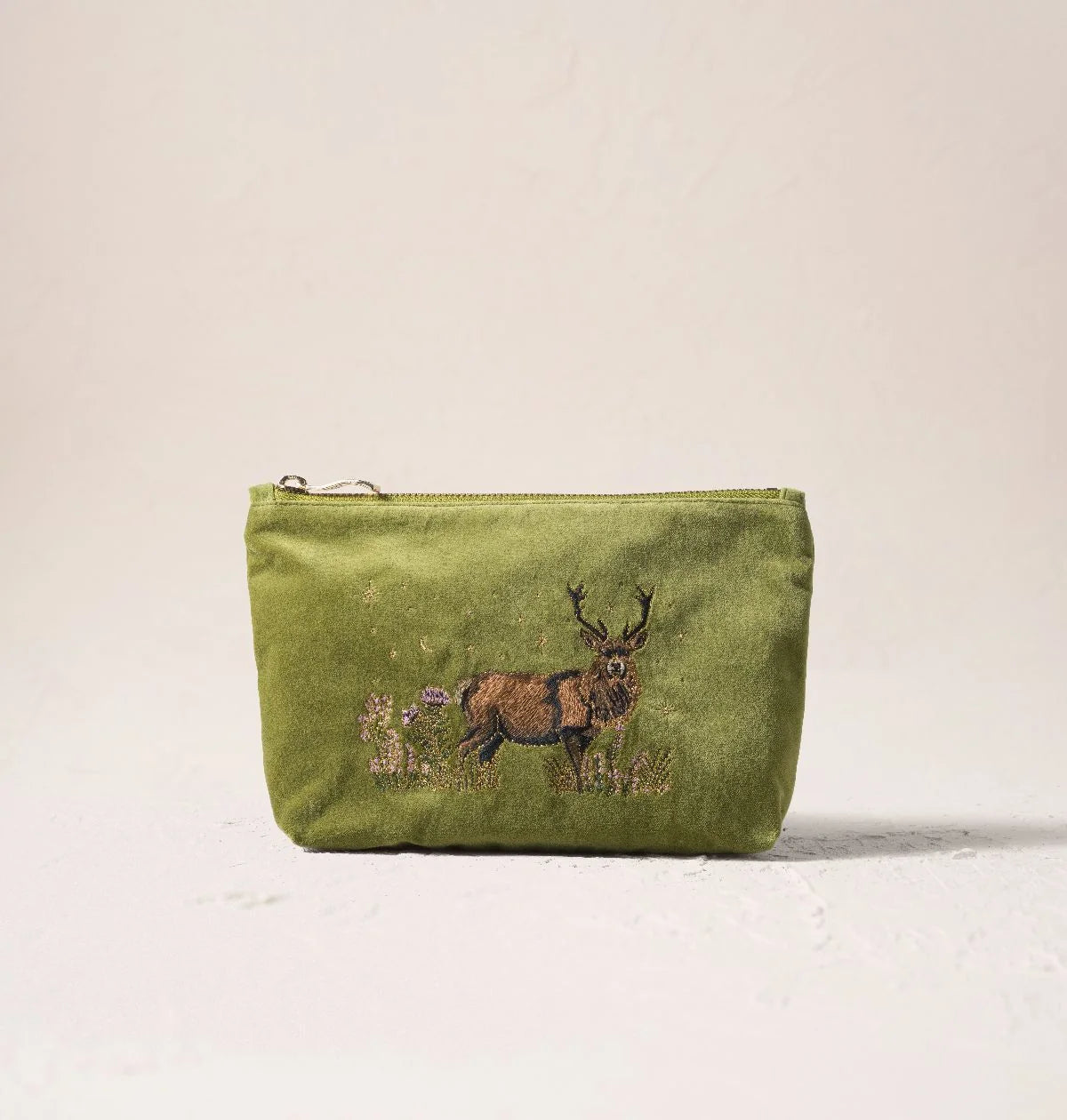 Elizabeth Scarlett Mini Pouch Highland Romance Velvet Pistachio