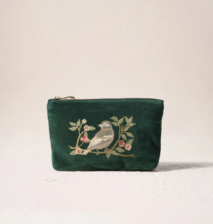 Elizabeth Scarlett Mini Pouch Songbirds Secret Garden - Velvet Forest
