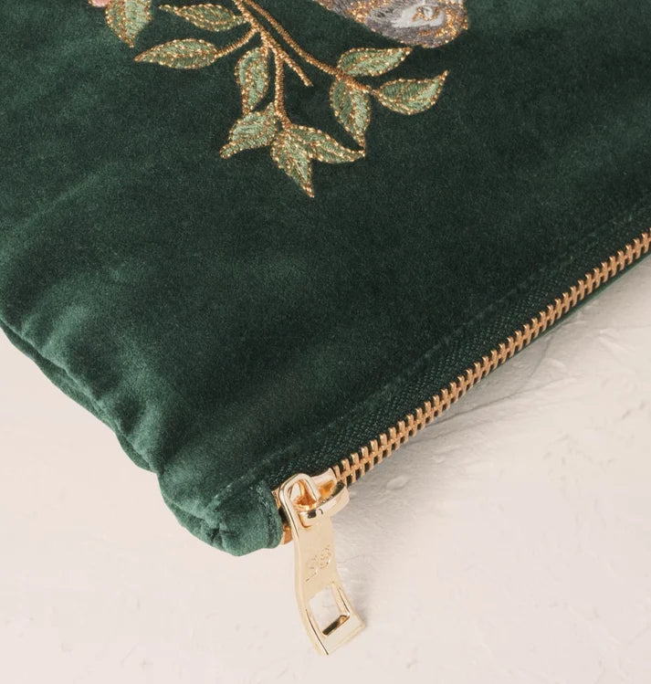 Elizabeth Scarlett Mini Pouch Songbirds Secret Garden - Velvet Forest