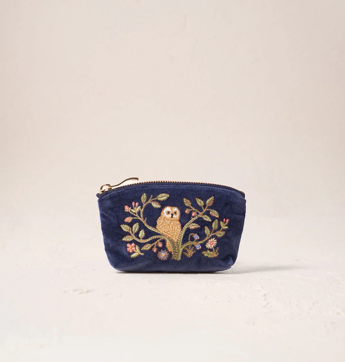 Elizabeth Scarlett Coin Purse Tree of Life Velvet Indigo