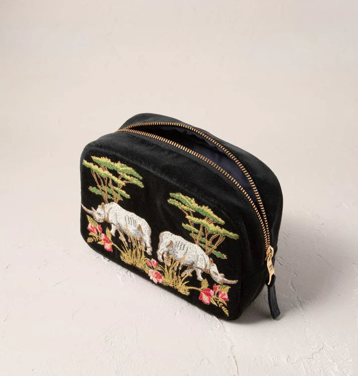 Elizabeth Scarlett Makeup Bag Wild Rhino