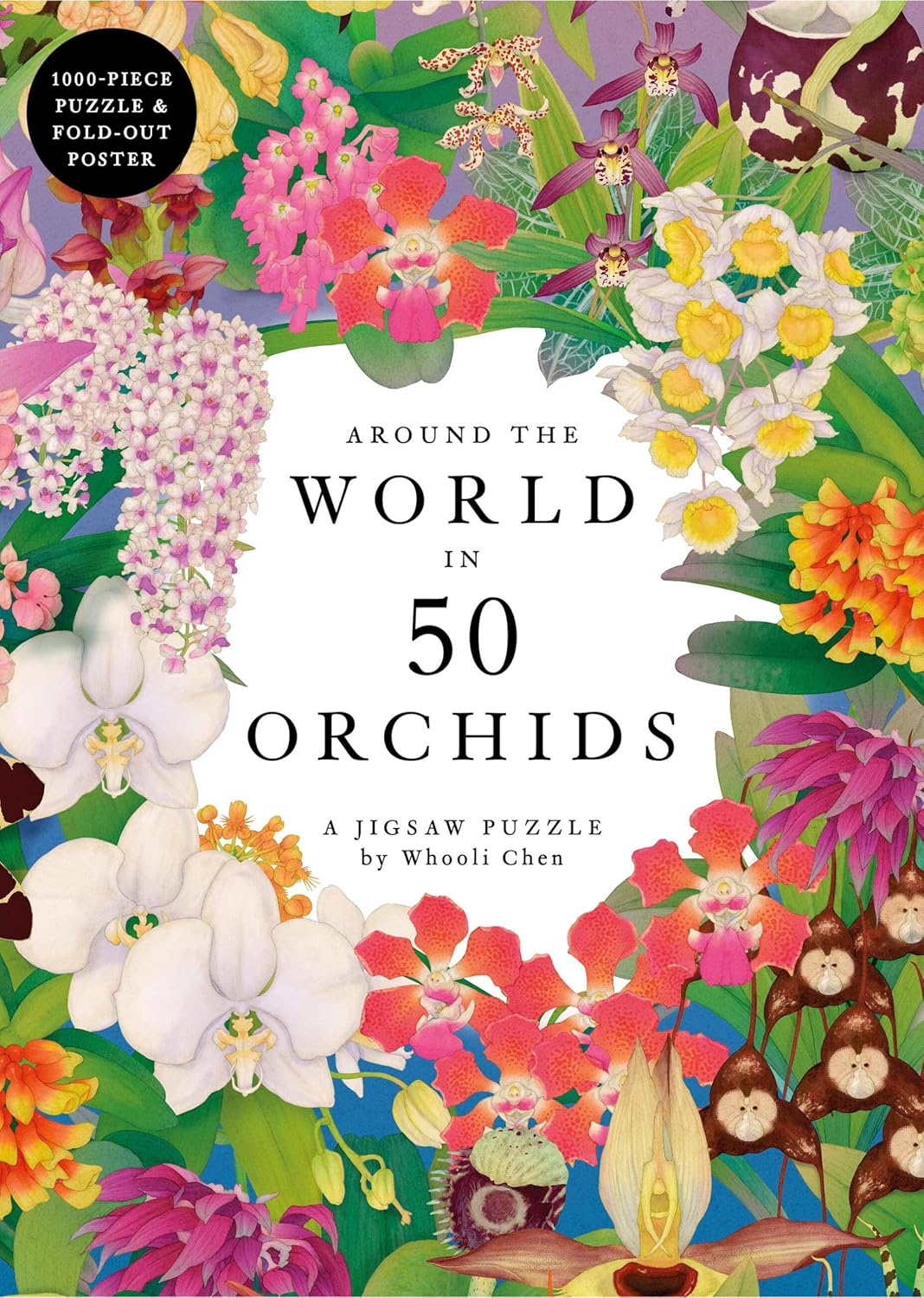 Around the World in 50 Orchids : A Jigsaw Puzzle
